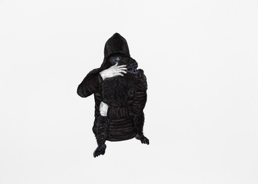 untitled ( man and monkey)